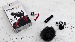 Rode VideoMicro with Rycote Lyre and WS9 dead cat